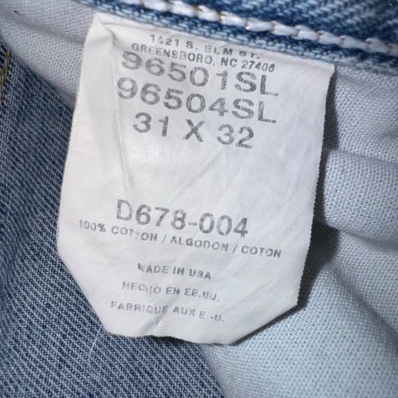 Wrangler Denim Jeans Men’s 30 X 30
Blue Relaxed Straight Cut High-Rise 💯 Cotton - Picture 6 of 7